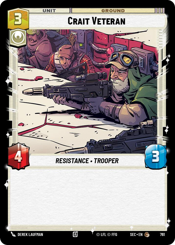 【SEC0761/EN】Crait Veteran (Foil)