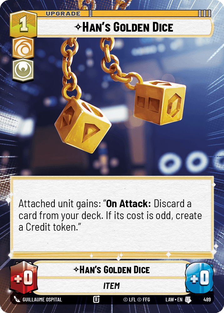 【LAW489/EN】Han's Golden Dice (Hyperspace)