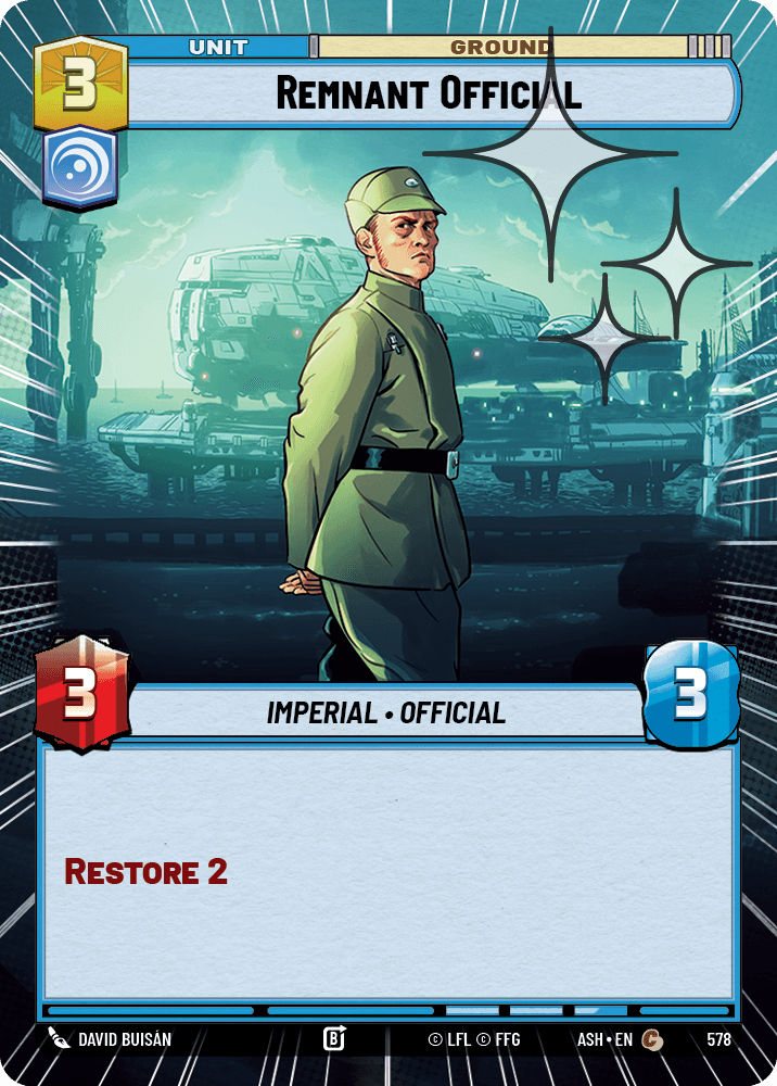 【ASH578/EN】Remnant Official (Hyperspace/Foil)