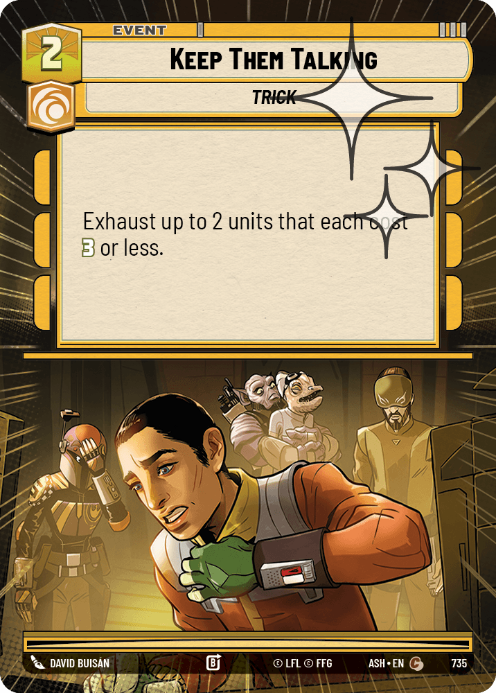 【ASH735/EN】Keep Them Talking (Hyperspace/Foil)