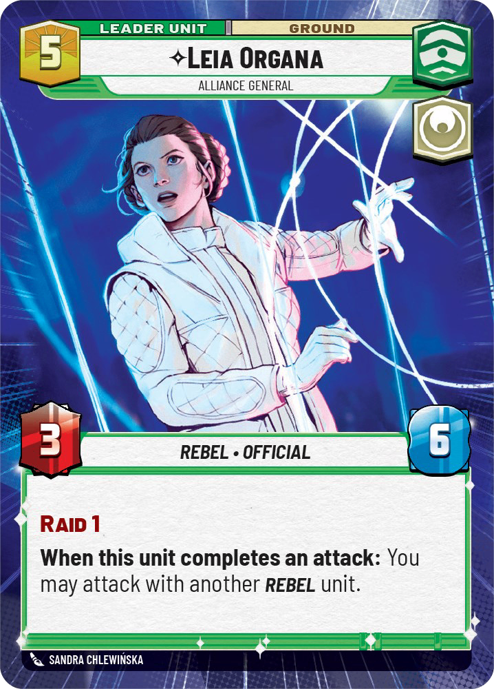 【傷あり特価】【SOR276/EN】Leia Organa - Alliance General (HYPERSPACE)
