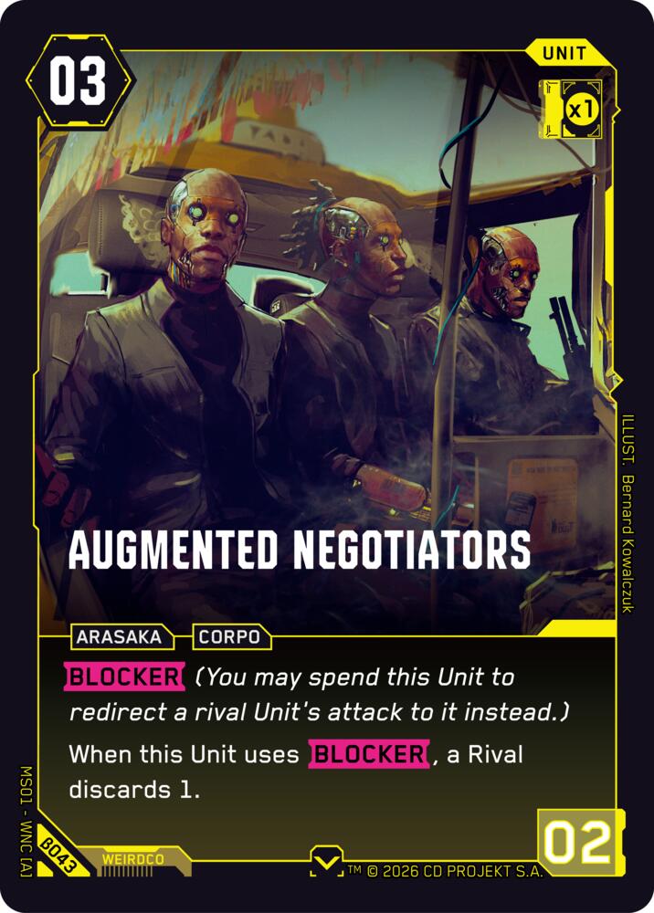 【WNCBβ043/EN】Augmented Negotiators
