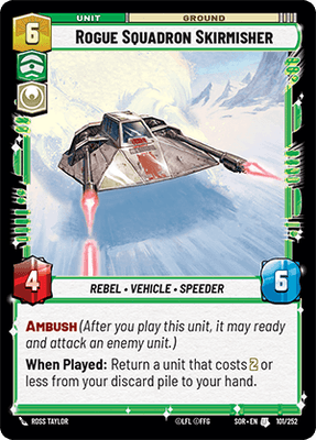 【傷あり特価】【SOR101/EN】Rogue Squadron Skirmisher