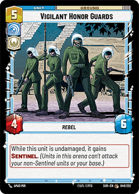 【傷あり特価】【SOR048/EN】Vigilant Honor Guards