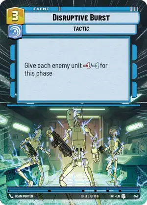 【傷あり特価】【TWI348/EN】Disruptive Burst(HYPERSPACE/FOIL)