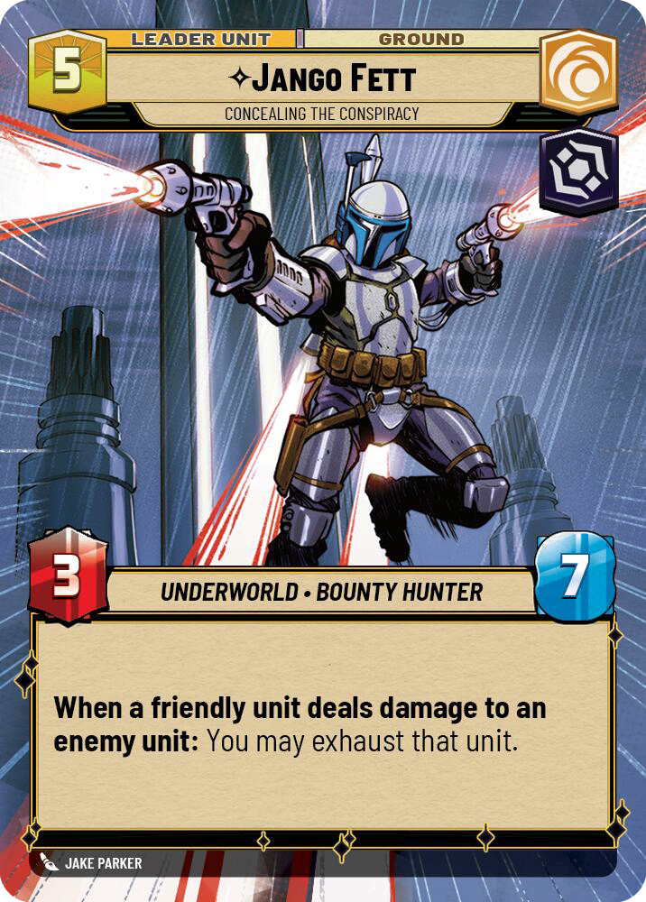 【傷あり特価】【TWI291/EN】Jango Fett - Concealing the Conspiracy(HYPERSPACE)