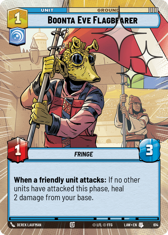 【LAW614/EN】Boonta Eve Flagbearer (Hyperspace/Foil)