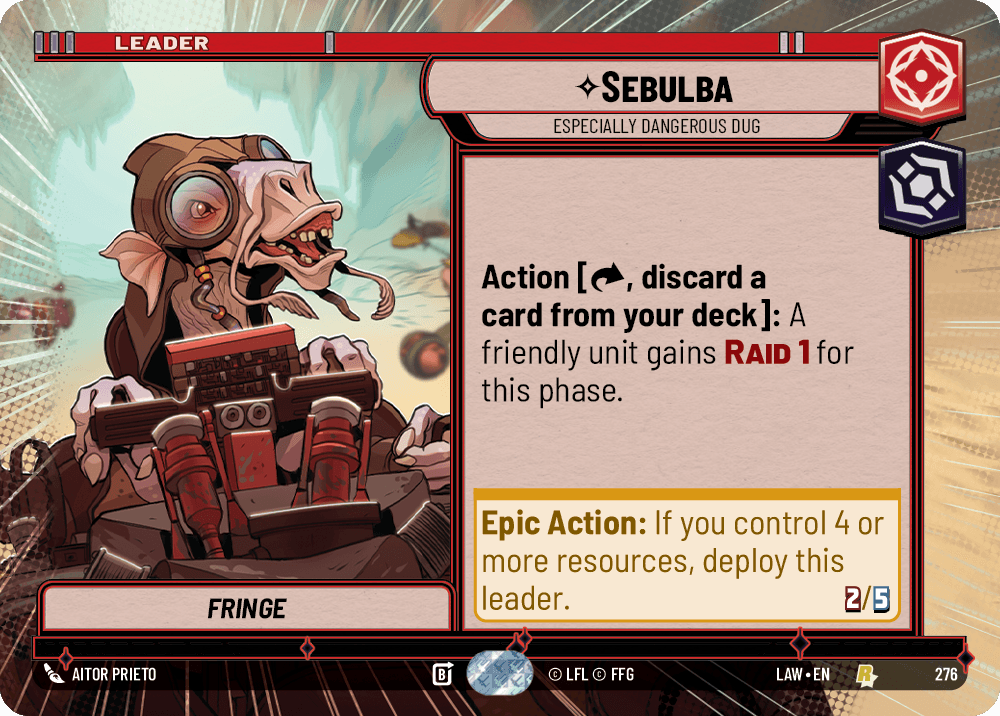 【LAW276/EN】Sebulba - Especially Dangerous Dug (Hyperspace)