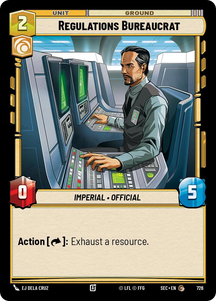 【SEC0726/EN】Regulations Bureaucrat (Foil)