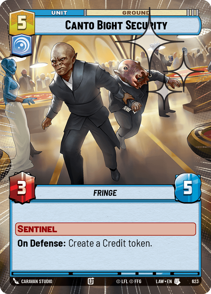 【LAW623/EN】Canto Bight Security (Hyperspace/Foil)