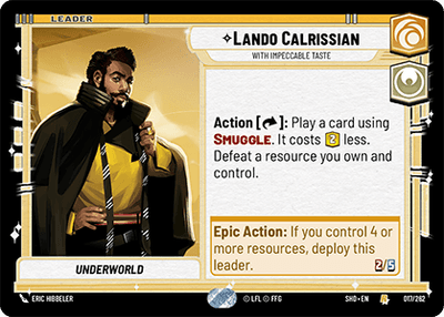 【傷あり特価】【SHD017/EN】Lando Calrissian - With Impeccable Taste