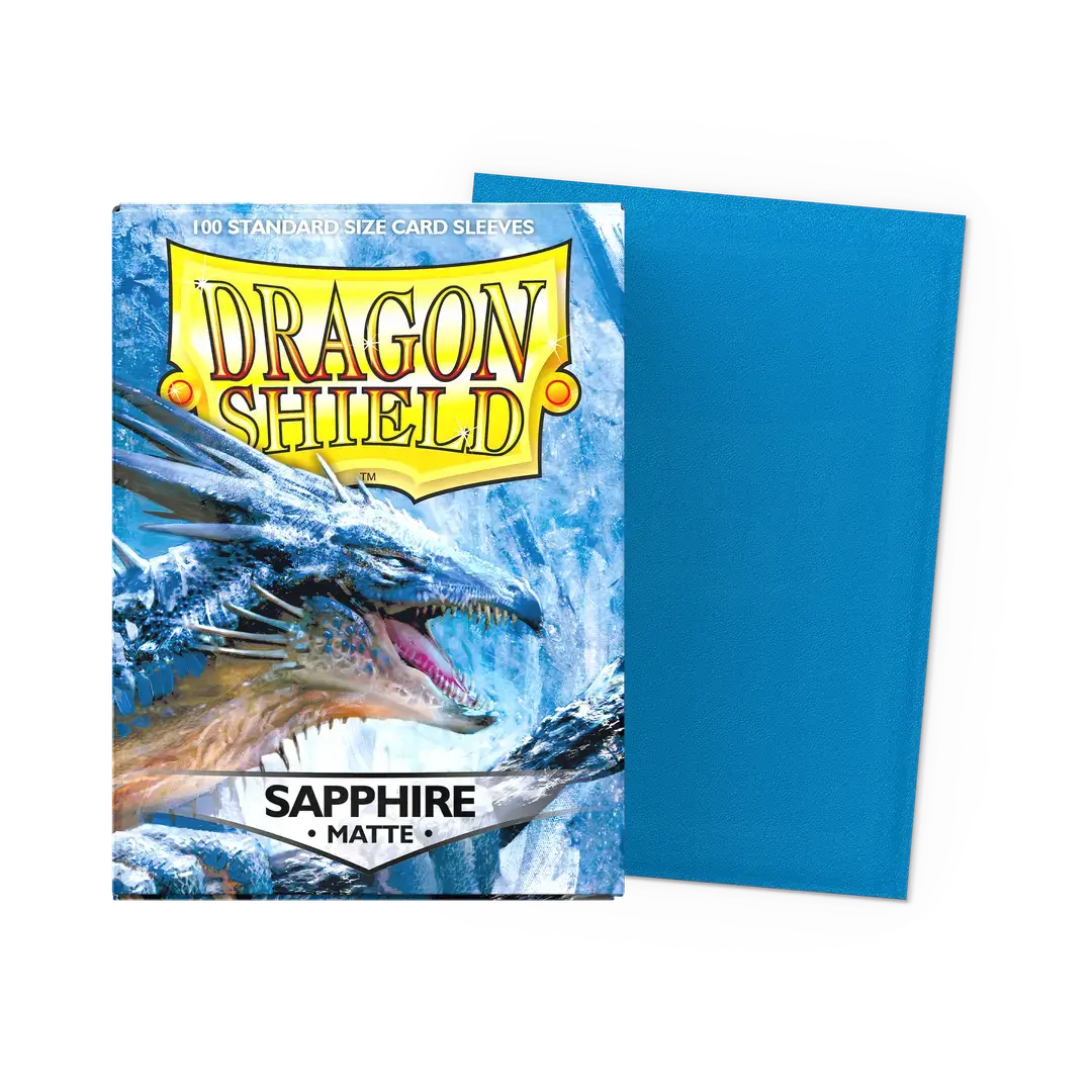 【Dragon Shield】Matte - SAPPHIRE(スタンダードサイズ/100枚入り)※配送方法はゆうパックをご選択ください