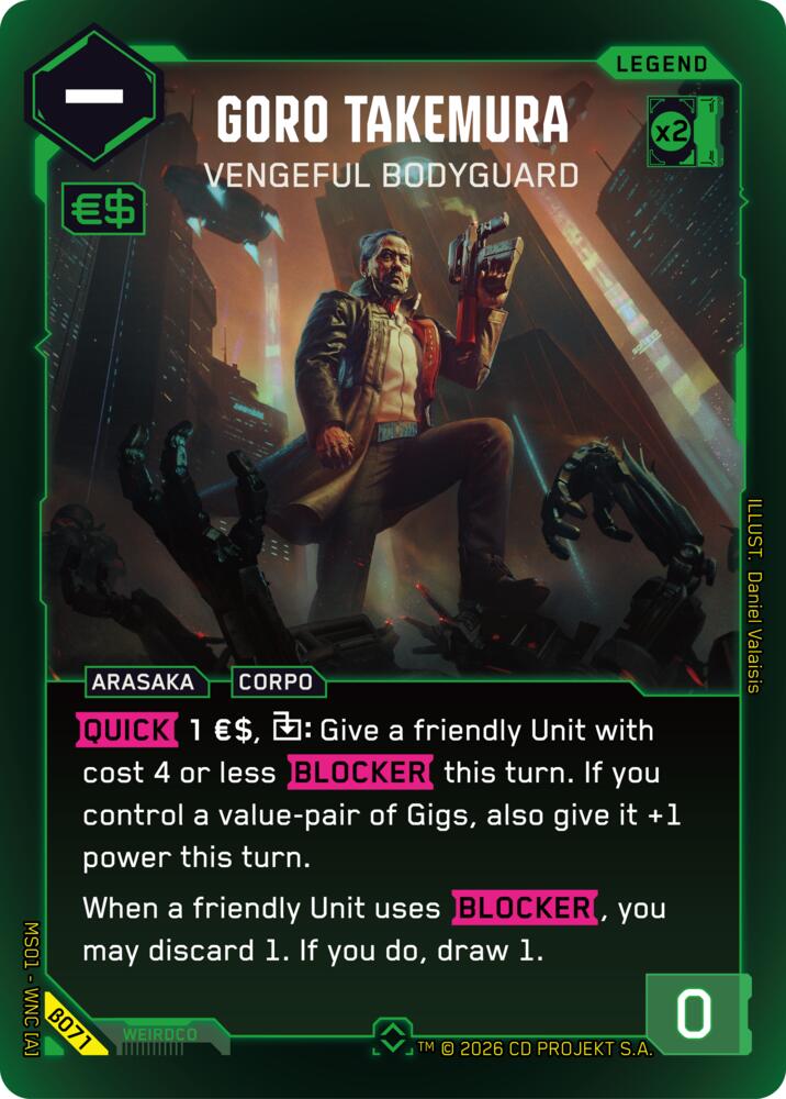【WNCBβ071/EN】Goro Takemura: Vengeful Bodyguard