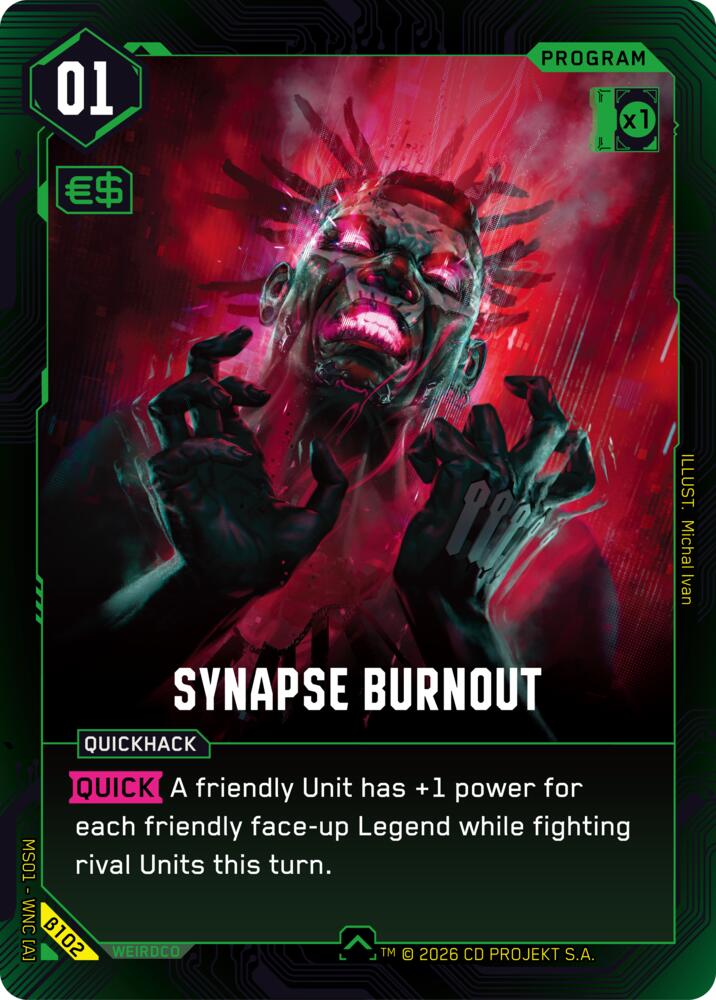 【WNCBβ102/EN】Synapse Burnout