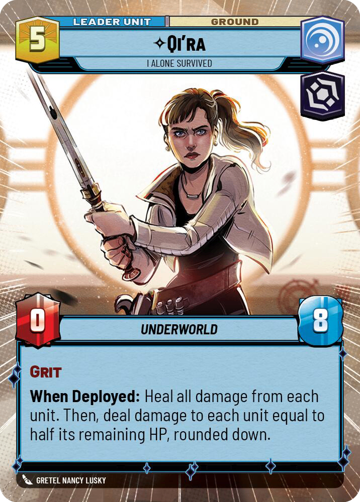 【傷あり特価】【SHD282/EN】Qi’ra - I Alone Survived (HYPERSPACE)