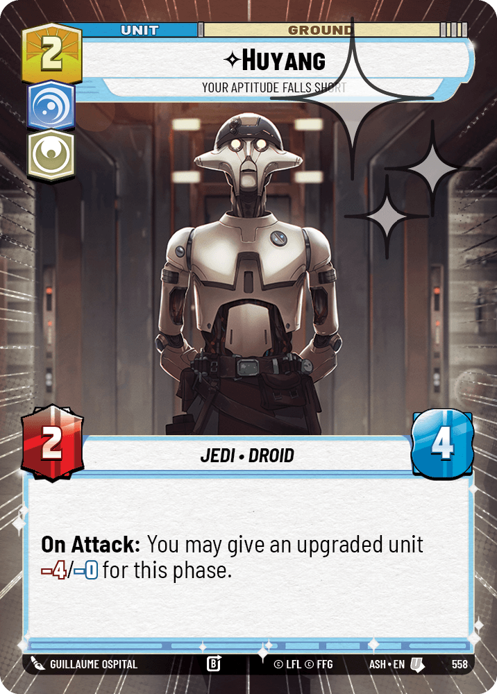 【ASH558/EN】Huyang - Your Aptitude Falls Short (Hyperspace/Foil)