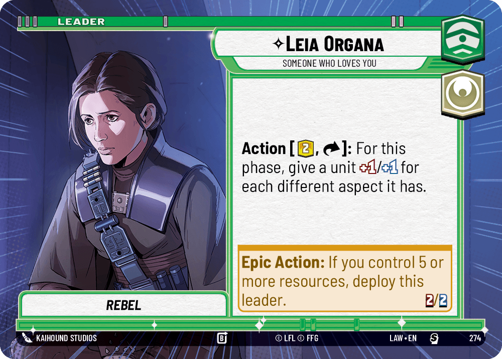 【LAW274/EN】Leia Organa - Someone who loves you (Hyperspace)