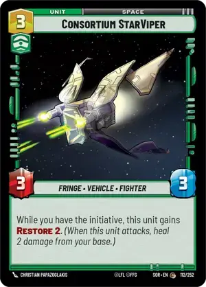 【傷あり特価】【SOR112/EN】Consortium StarViper(FOIL)