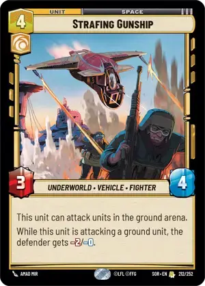 【SOR212/EN】Strafing Gunship(FOIL)