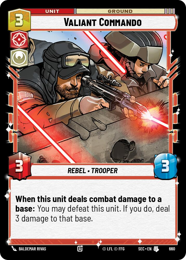 【SEC0660/EN】Valiant Commando (Foil)