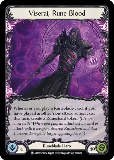 【U-ARC075/EN】Viserai, Rune Blood