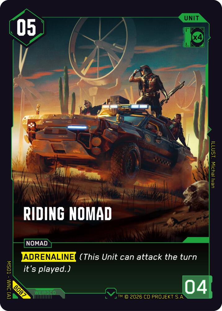 【WNCBβ087/EN】Riding Nomad