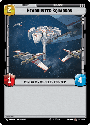 【傷あり特価】【TWI253/EN】Headhunter Squadron(FOIL)