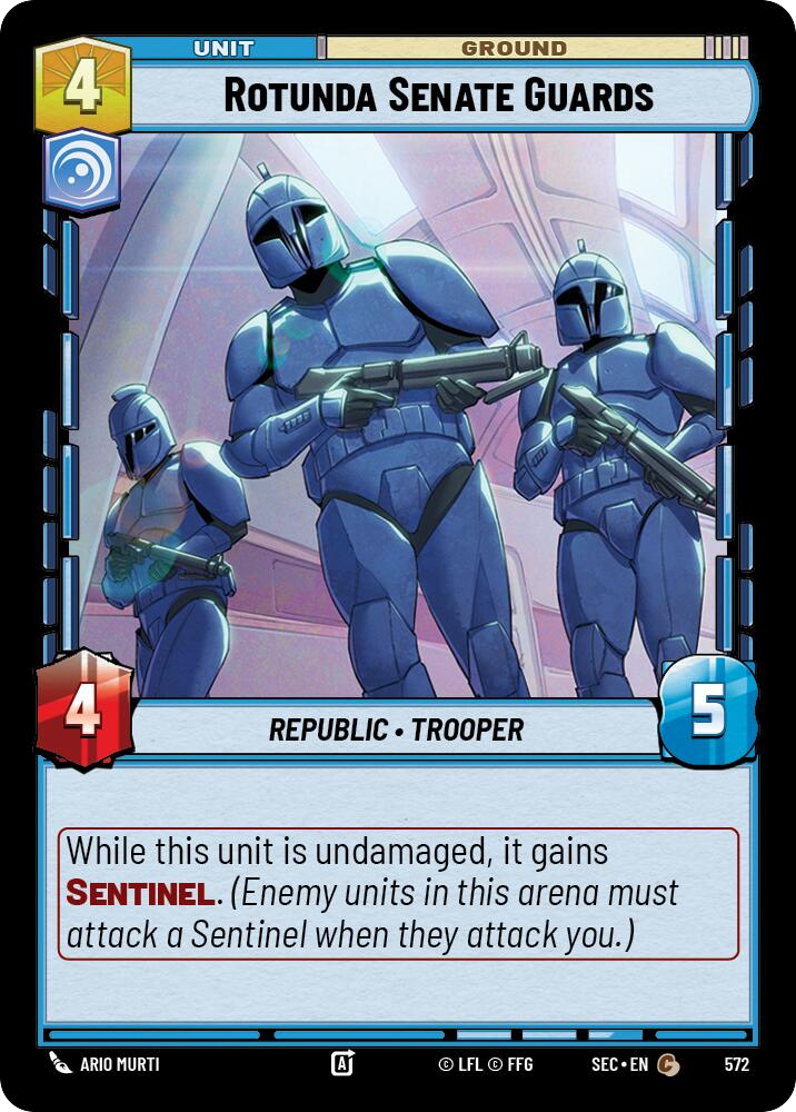 【SEC0573/EN】Rotunda Senate Guards (Foil)