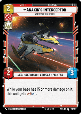 【傷あり特価】【TWI142/EN】Anakin's Interceptor - Where the Fun Begins