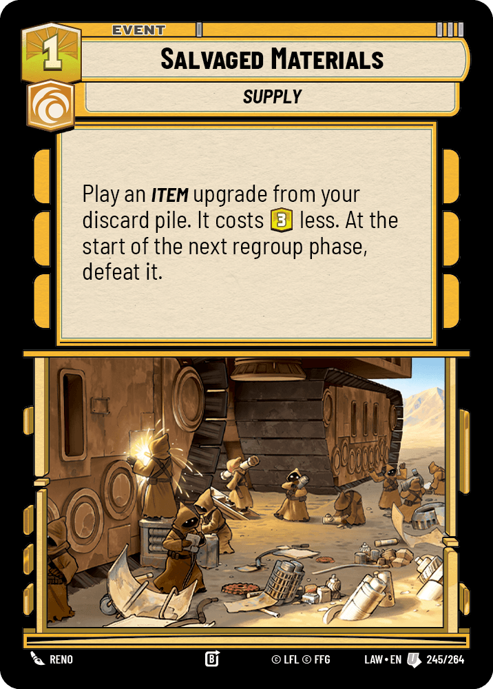 【LAW245/EN】Salvaged Materials