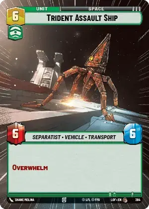 【LOF860/EN】Trident Assault Ship(Hyperspace/Foil)