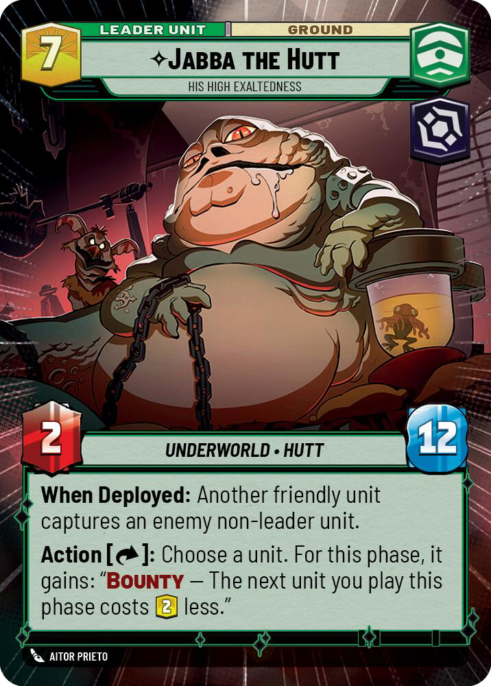 【傷あり特価】【SHD286/EN】Jabba the Hutt - His High Exaltedness (HYPERSPACE)