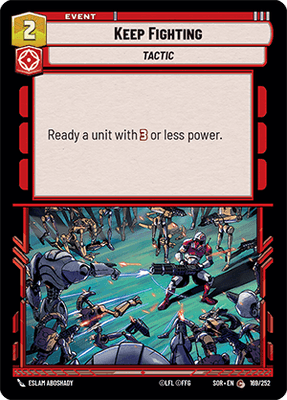 【傷あり特価】【SOR169/EN】Keep Fighting