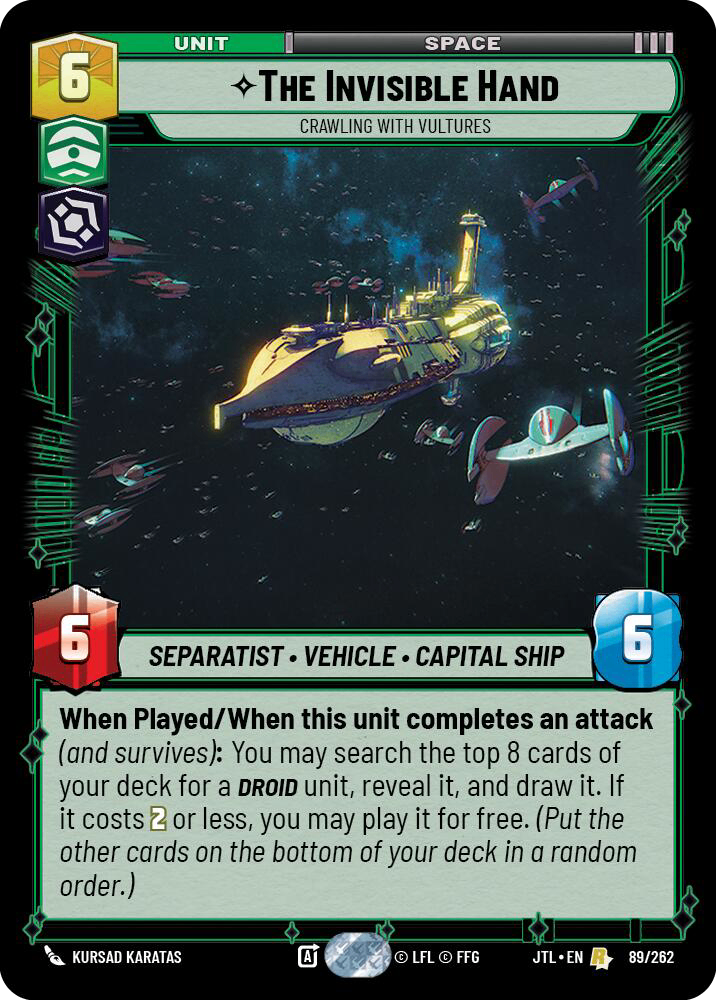 【JTL089/EN】The Invisible Hand - Crawling With Vultures