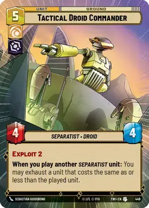 【傷あり特価】【TWI449/EN】Tactical Droid Commander(HYPERSPACE)