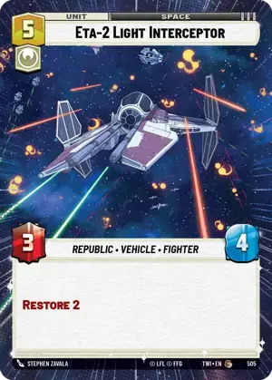 【傷あり特価】【TWI505/EN】Eta-2 Light Interceptor(HYPERSPACE)