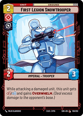 【傷あり特価】【SOR130/EN】First Legion Snowtrooper