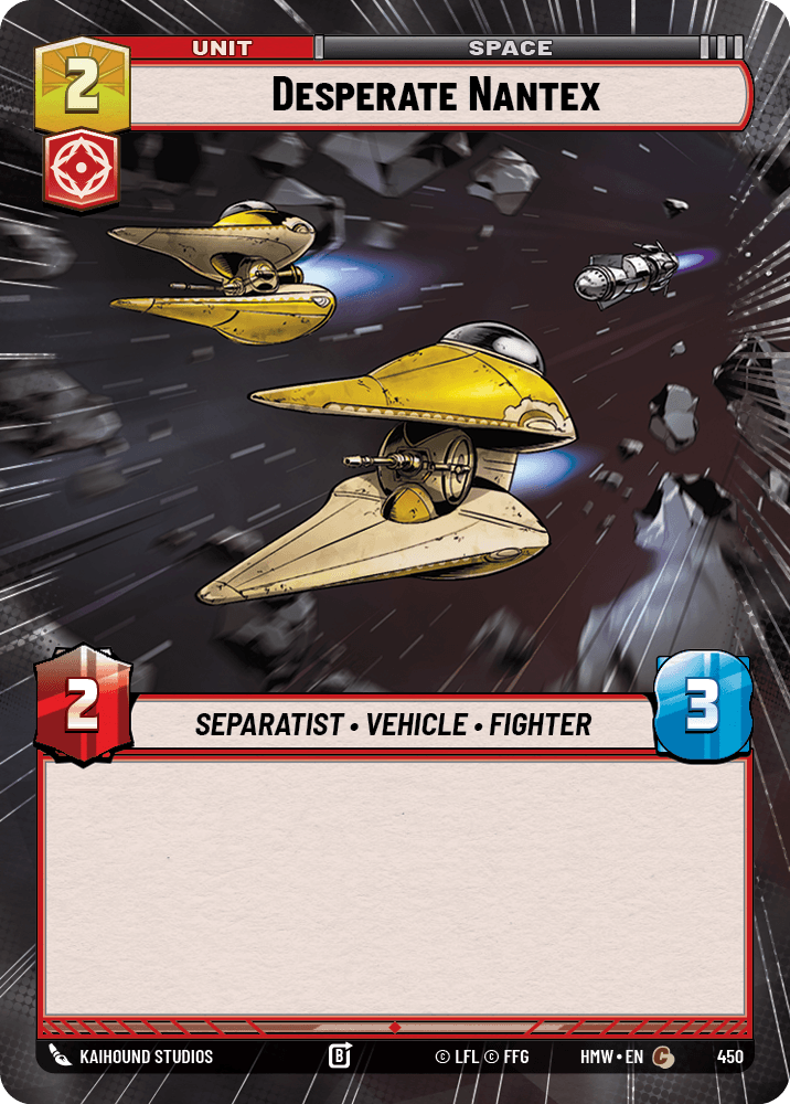 【HMW450/EN】Desperate Nantex(HYPERSPACE)