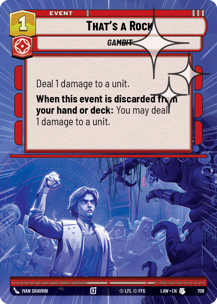 【LAW708/EN】That's a Rock (Hyperspace/Foil)