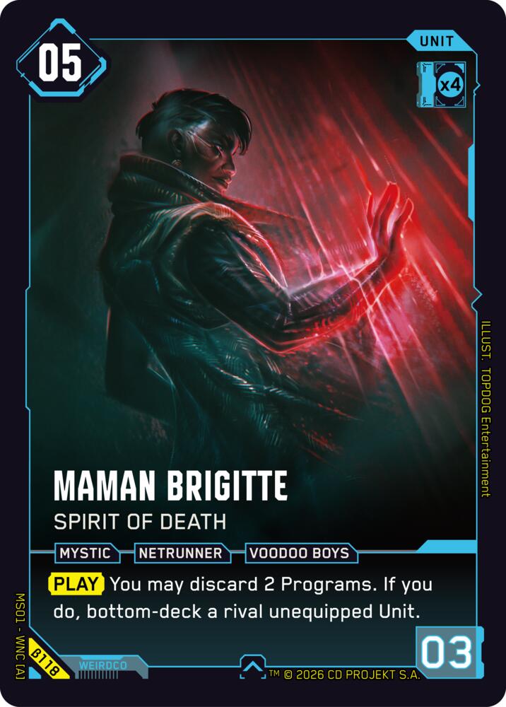 【WNCBβ118/EN】Maman Brigitte: Spirit of Death