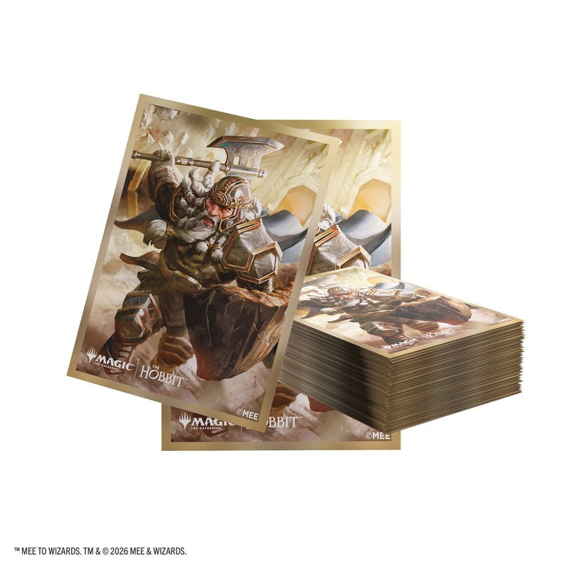 【GAMEGENIC】Magic: The Gathering | The Hobbit Premium Art Sleeves - Thorin, Mountain-king※配送方法はゆうパックをご選択ください