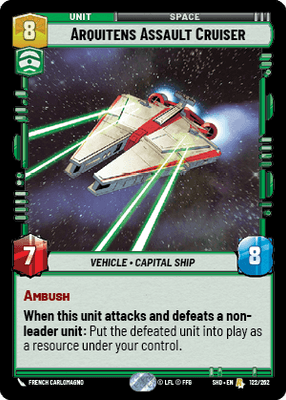 【傷あり特価】【SHD122/EN】Arquitens Assault Cruiser