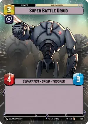 【傷あり特価】【TWI493/EN】Super Battle Droid(HYPERSPACE)