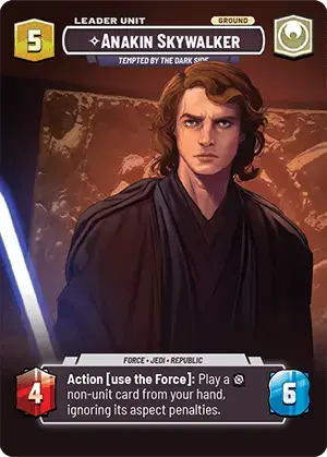 【LOF1022/EN】Anakin Skywalker - Tempted by the Dark Side(Showcase)