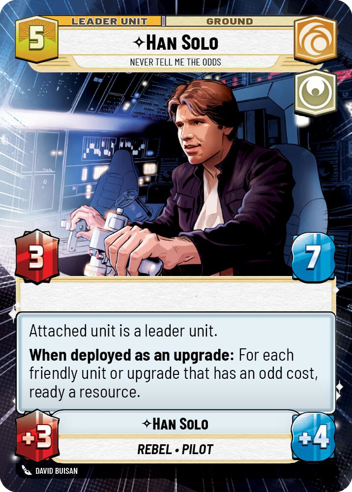 【JTL279/EN】Han Solo - Never Tell Me the Odds