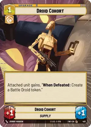 【傷あり特価】【TWI483/EN】Droid Cohort(HYPERSPACE)