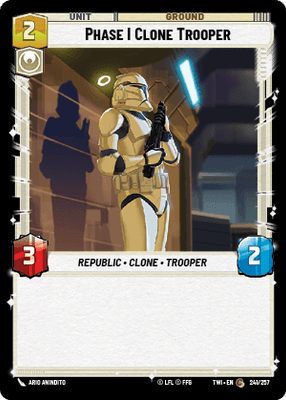 【傷あり特価】【TWI241/EN】Phase I Clone Trooper(FOIL)