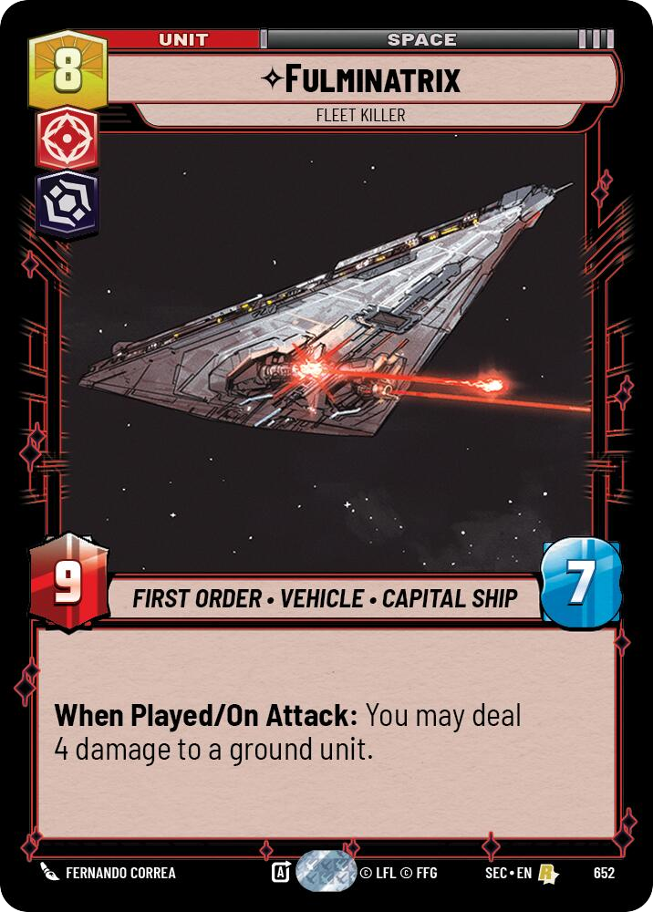 【SEC0652/EN】Fulminatrix - Fleet Killer (Foil)