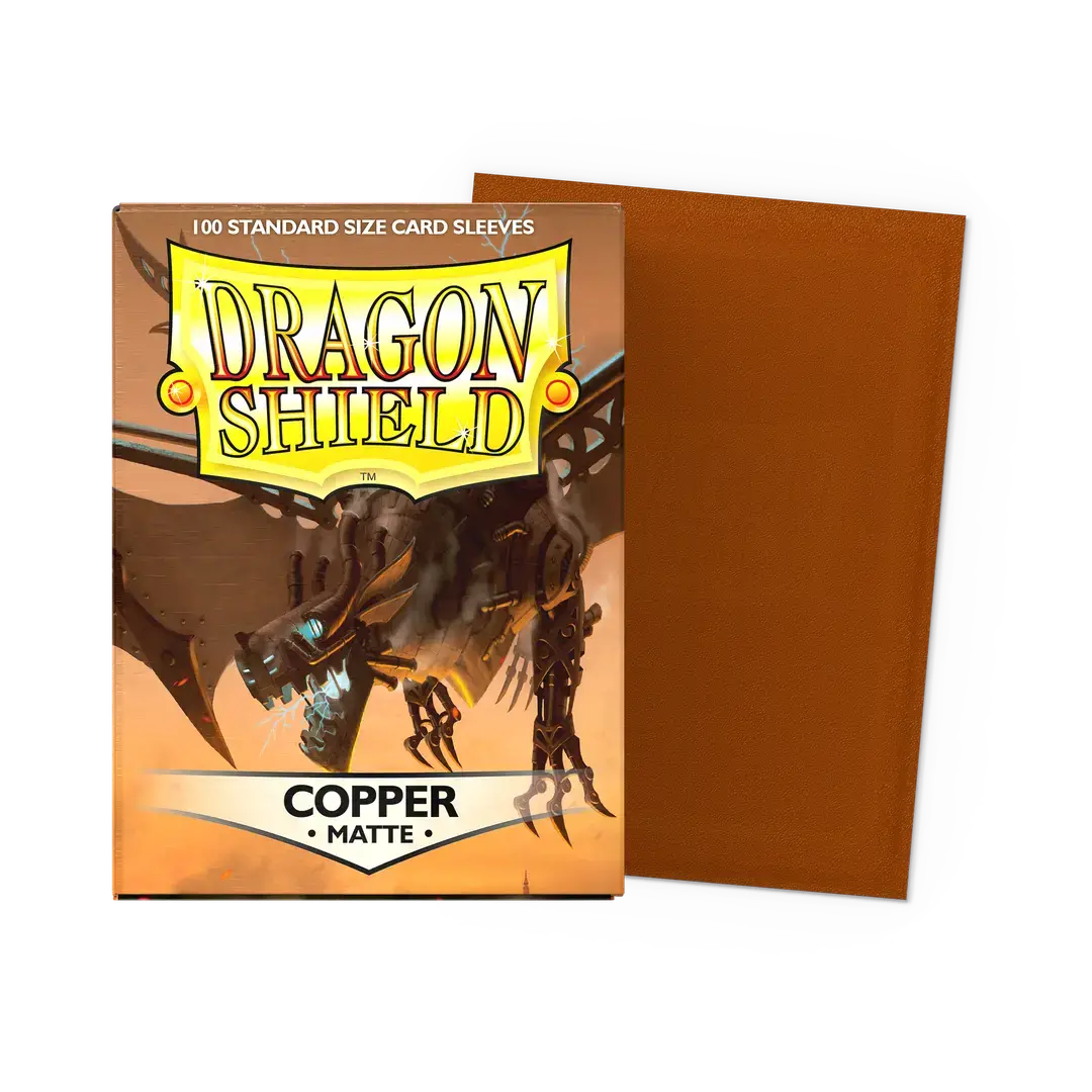 【Dragon Shield】Matte - COPPER(スタンダードサイズ/100枚入り)※配送方法はゆうパックをご選択ください