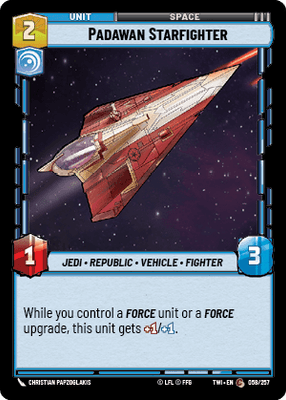 【傷あり特価】【TWI058/EN】Padawan Starfighter(FOIL)